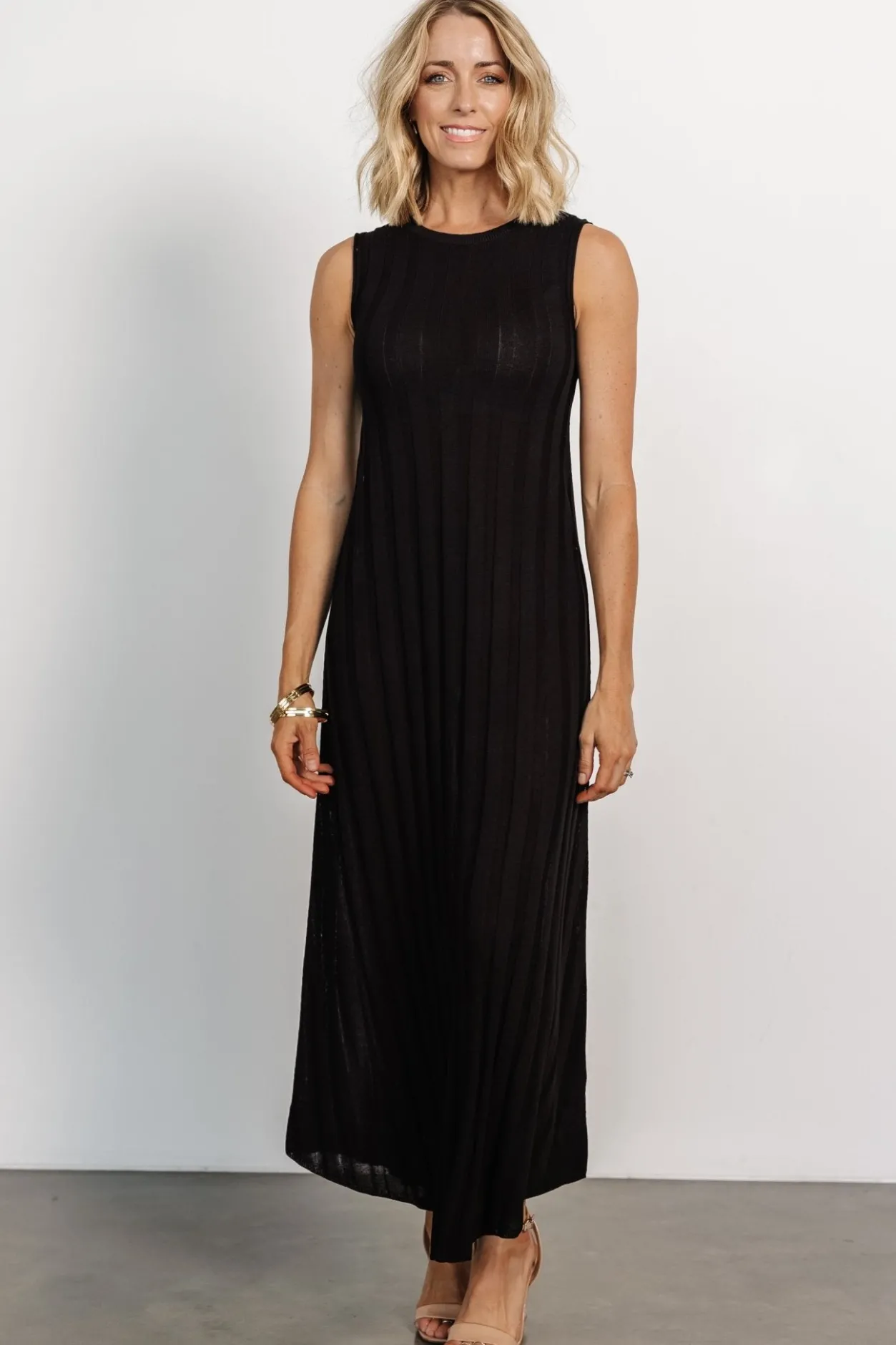 Outlet Baltic Born Skylar Tank Maxi Dress | Black