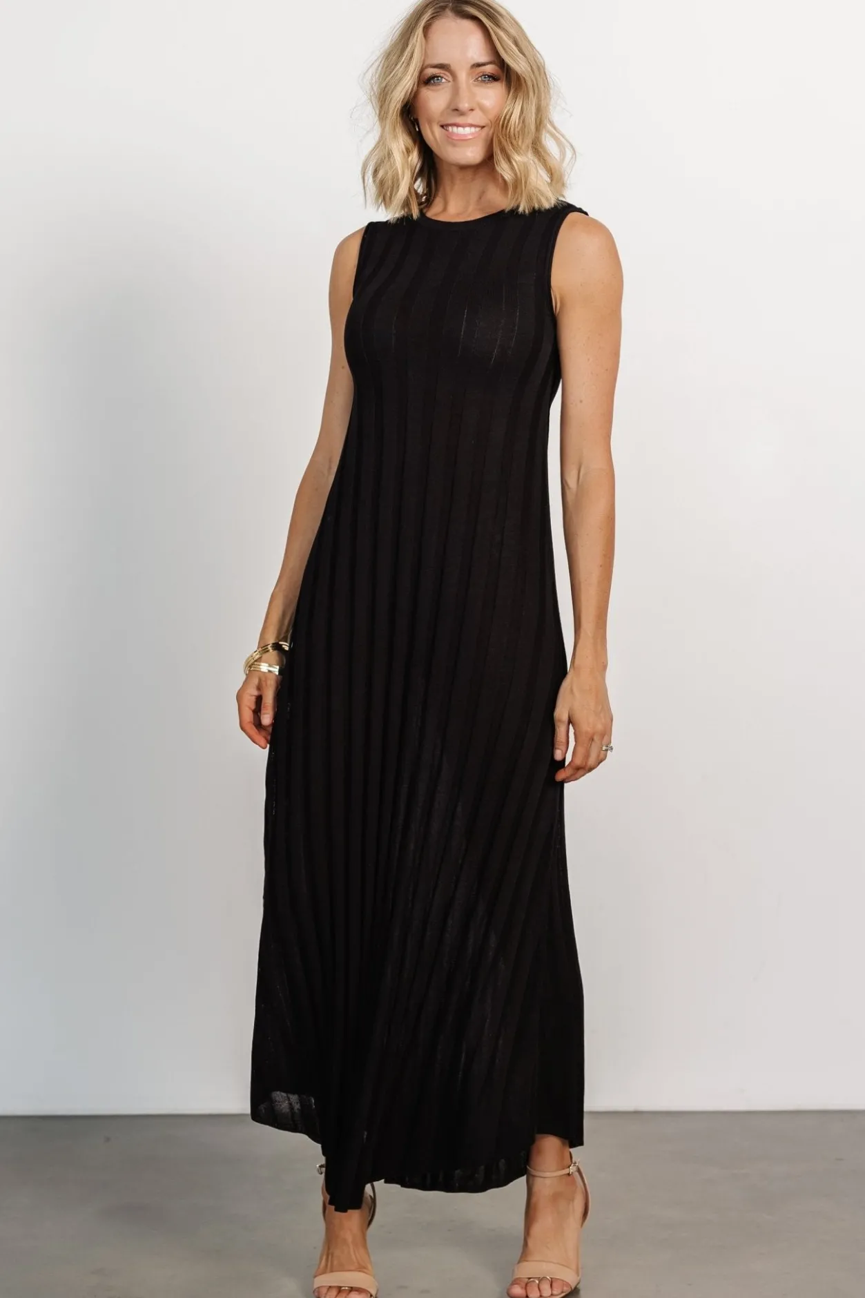 Outlet Baltic Born Skylar Tank Maxi Dress | Black
