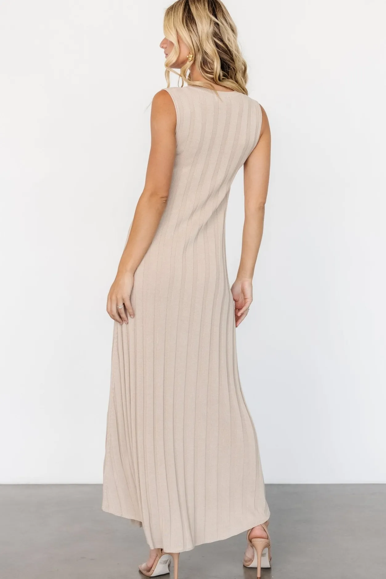New Baltic Born Skylar Tank Maxi Dress | Taupe