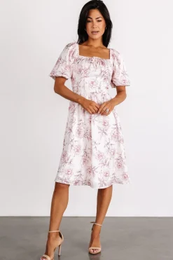 Hot Baltic Born Sonnet Short Dress | Blush Floral BlushFloral