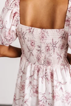 Hot Baltic Born Sonnet Short Dress | Blush Floral BlushFloral