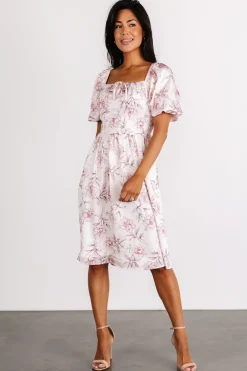 Hot Baltic Born Sonnet Short Dress | Blush Floral BlushFloral