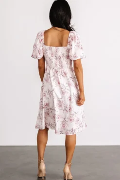 Hot Baltic Born Sonnet Short Dress | Blush Floral BlushFloral