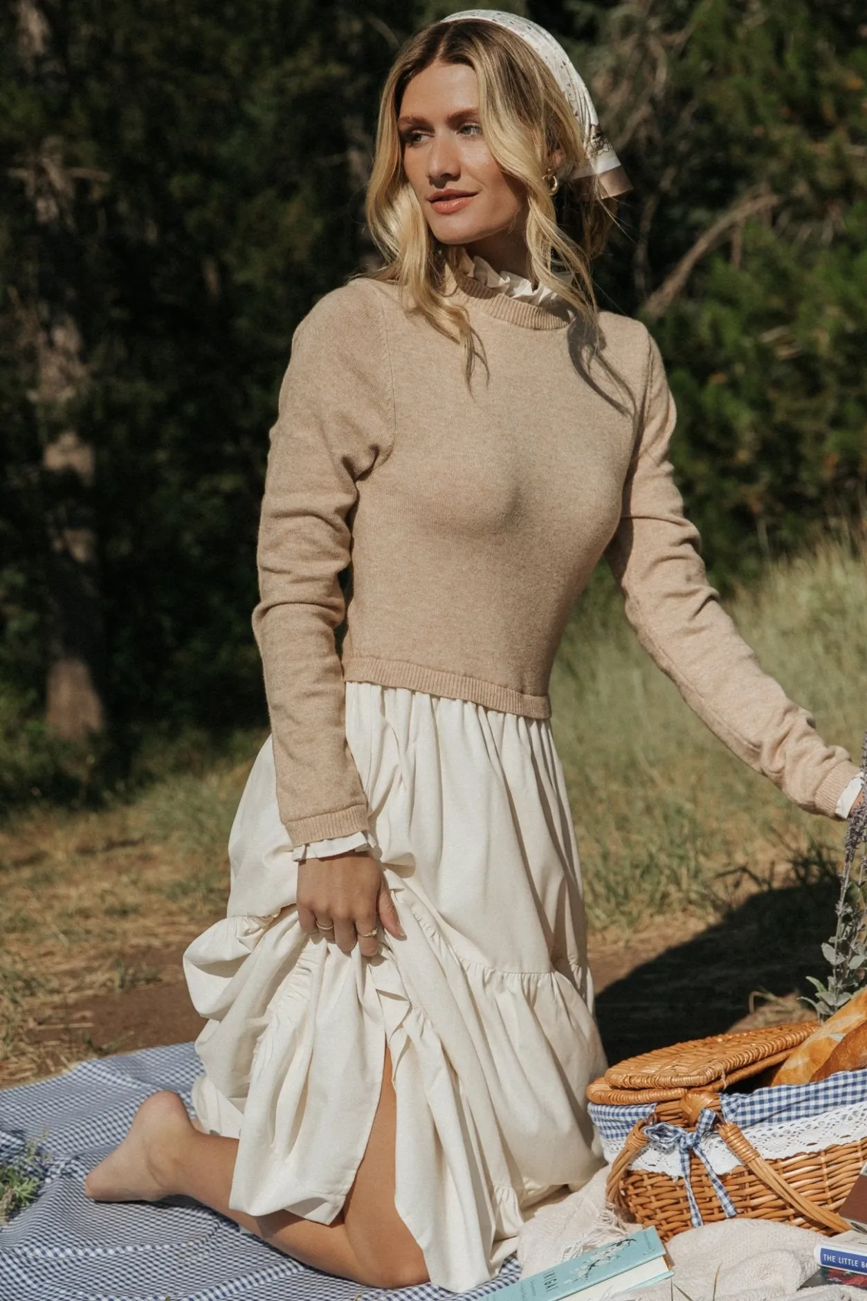 New Baltic Born Sophie Sweater Dress | Natural