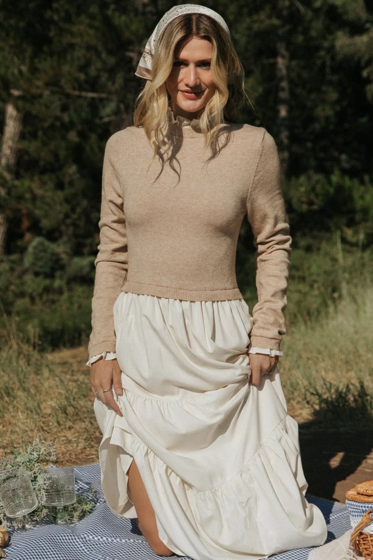 New Baltic Born Sophie Sweater Dress | Natural