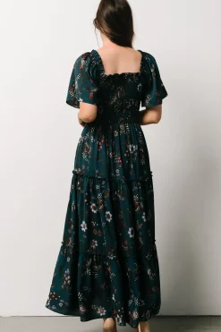 Fashion Baltic Born Southampton Smocked Maxi Dress | Jade Blossom JadeBlossom