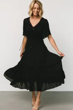 Online Baltic Born Spell Boho Midi Dress | Black