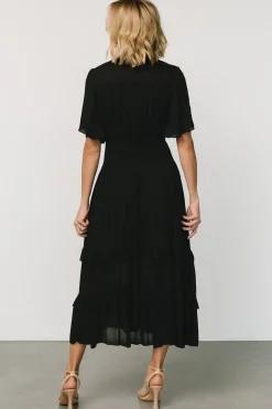 Online Baltic Born Spell Boho Midi Dress | Black