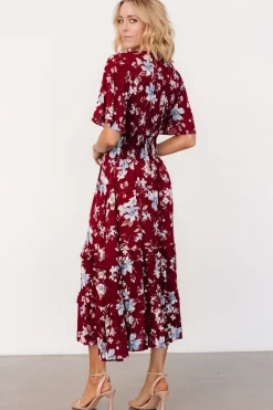 Hot Baltic Born Spell Boho Midi Dress | Ruby Multi Floral RubyMultiFloral