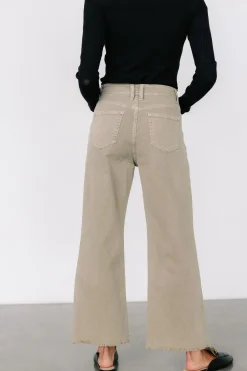 Discount Baltic Born Spence Denim Pants | Olive