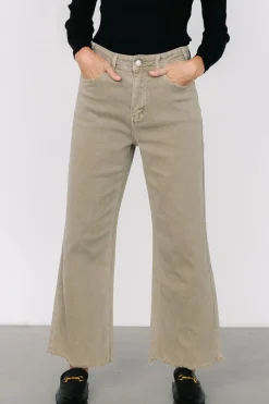 Discount Baltic Born Spence Denim Pants | Olive