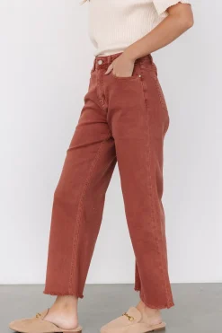 New Baltic Born Spence Denim Pants | Terracotta
