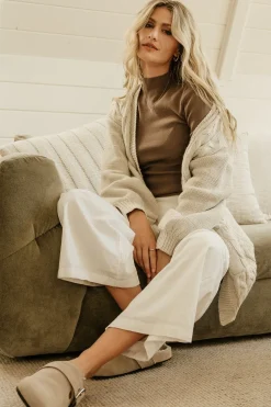 Best Baltic Born Spencer Chunky Knit Cardigan | Oatmeal