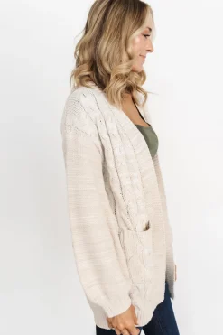 Best Baltic Born Spencer Chunky Knit Cardigan | Oatmeal
