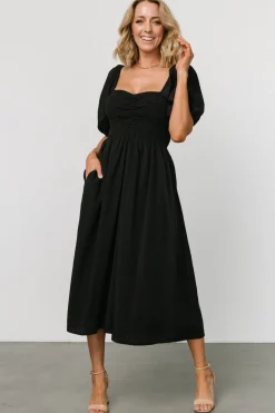 Hot Baltic Born Stefania Midi Dress | Black