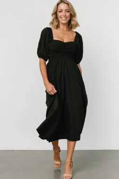 Hot Baltic Born Stefania Midi Dress | Black