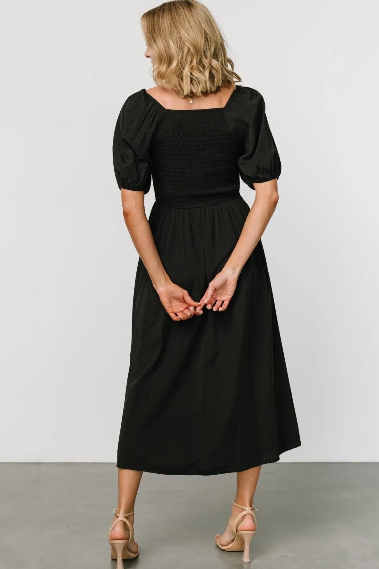 Hot Baltic Born Stefania Midi Dress | Black