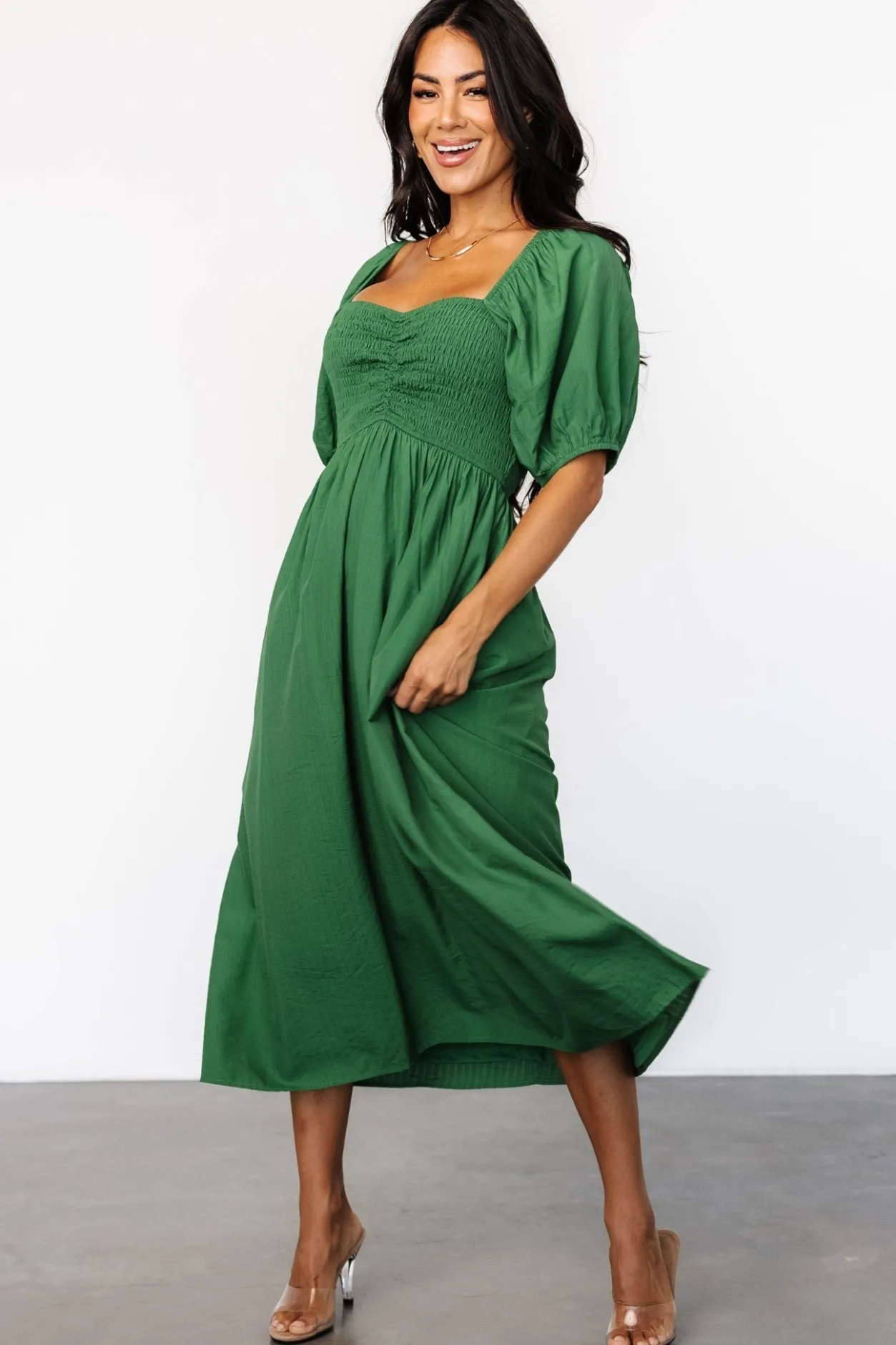 Fashion Baltic Born Stefania Midi Dress | Green