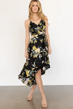 Fashion Baltic Born Steffi Tulip Wrap Dress | Midnight Floral MidnightFloral