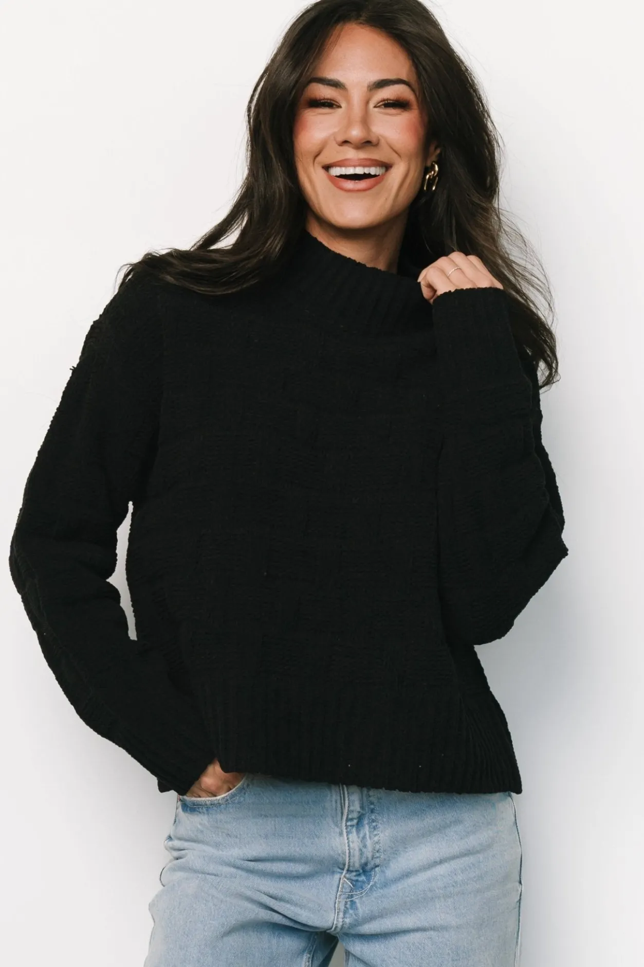 Fashion Baltic Born Stetson Knit Sweater | Black