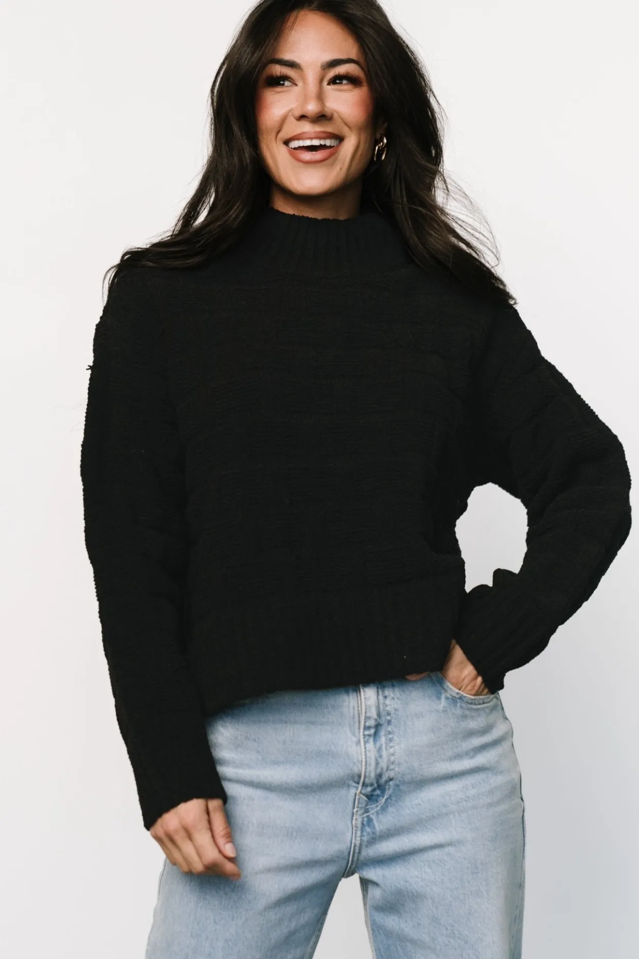 Fashion Baltic Born Stetson Knit Sweater | Black