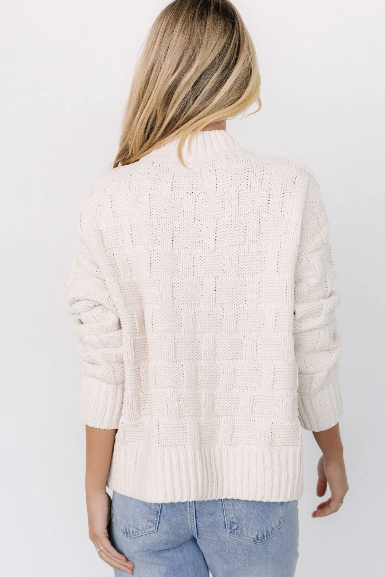 New Baltic Born Stetson Knit Sweater | Ivory