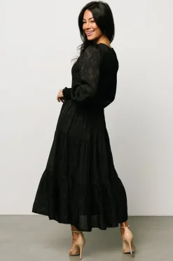New Baltic Born Stockholm Smocked Dress | Black