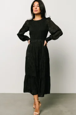 New Baltic Born Stockholm Smocked Dress | Black