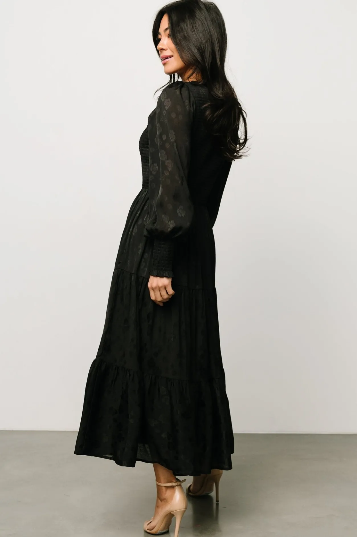 New Baltic Born Stockholm Smocked Dress | Black