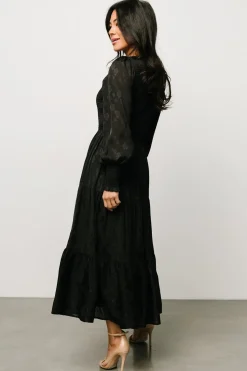 New Baltic Born Stockholm Smocked Dress | Black