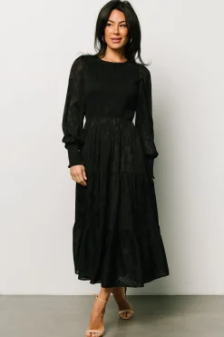 New Baltic Born Stockholm Smocked Dress | Black