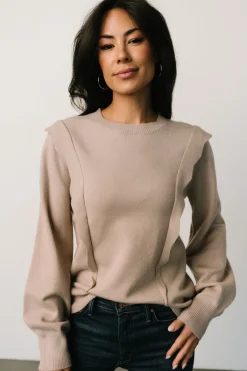 Sale Baltic Born Stowe Sweater | Latte