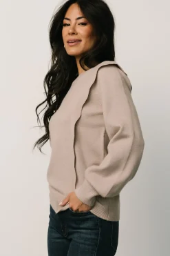 Sale Baltic Born Stowe Sweater | Latte