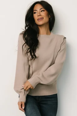Sale Baltic Born Stowe Sweater | Latte