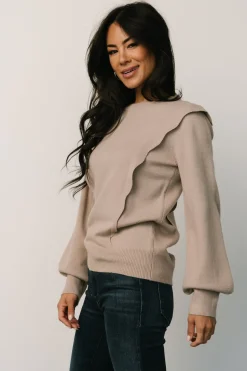 Sale Baltic Born Stowe Sweater | Latte