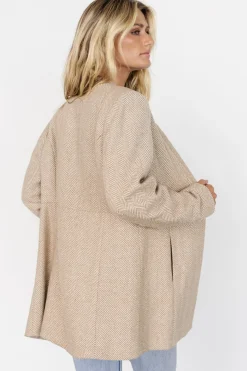 Outlet Baltic Born Stratford Open Front Blazer | Natural