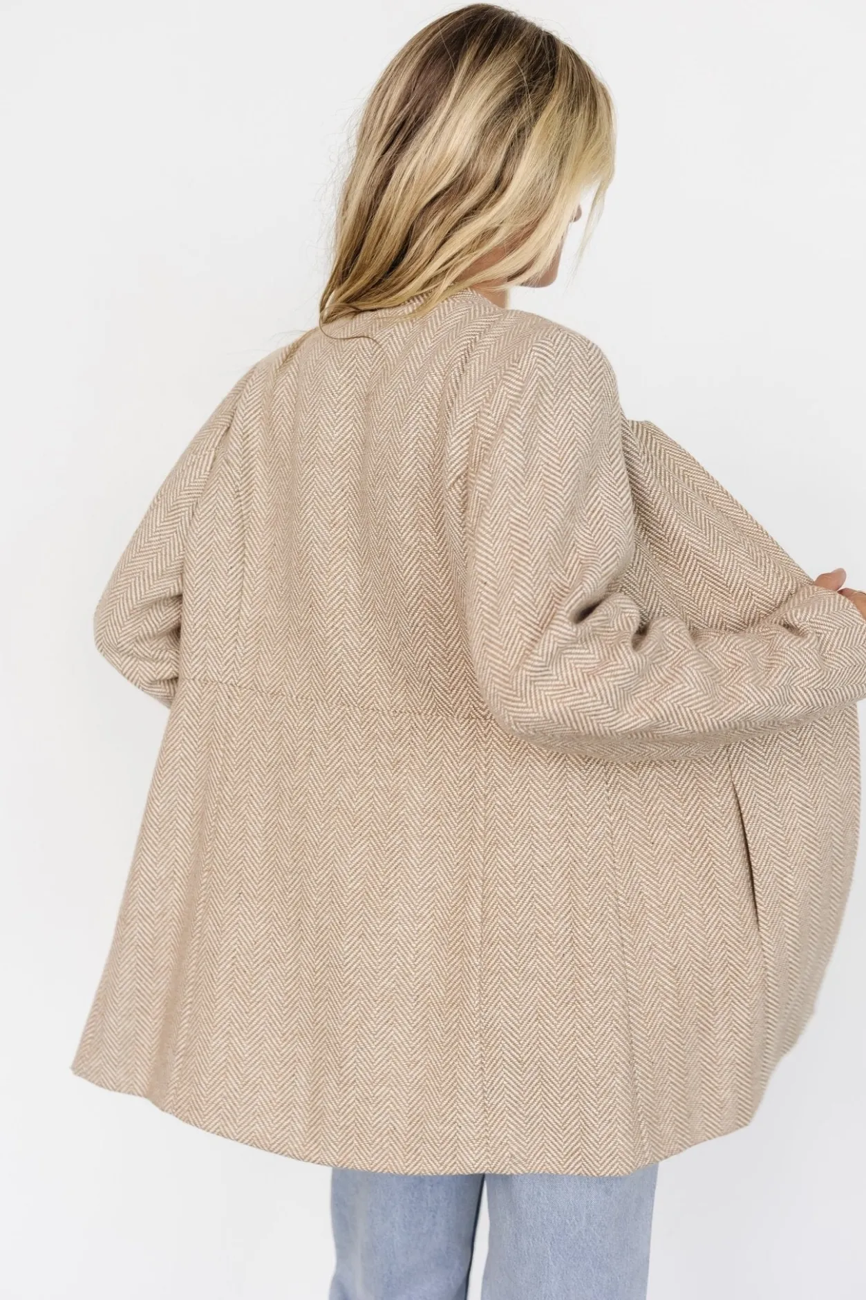 Outlet Baltic Born Stratford Open Front Blazer | Natural