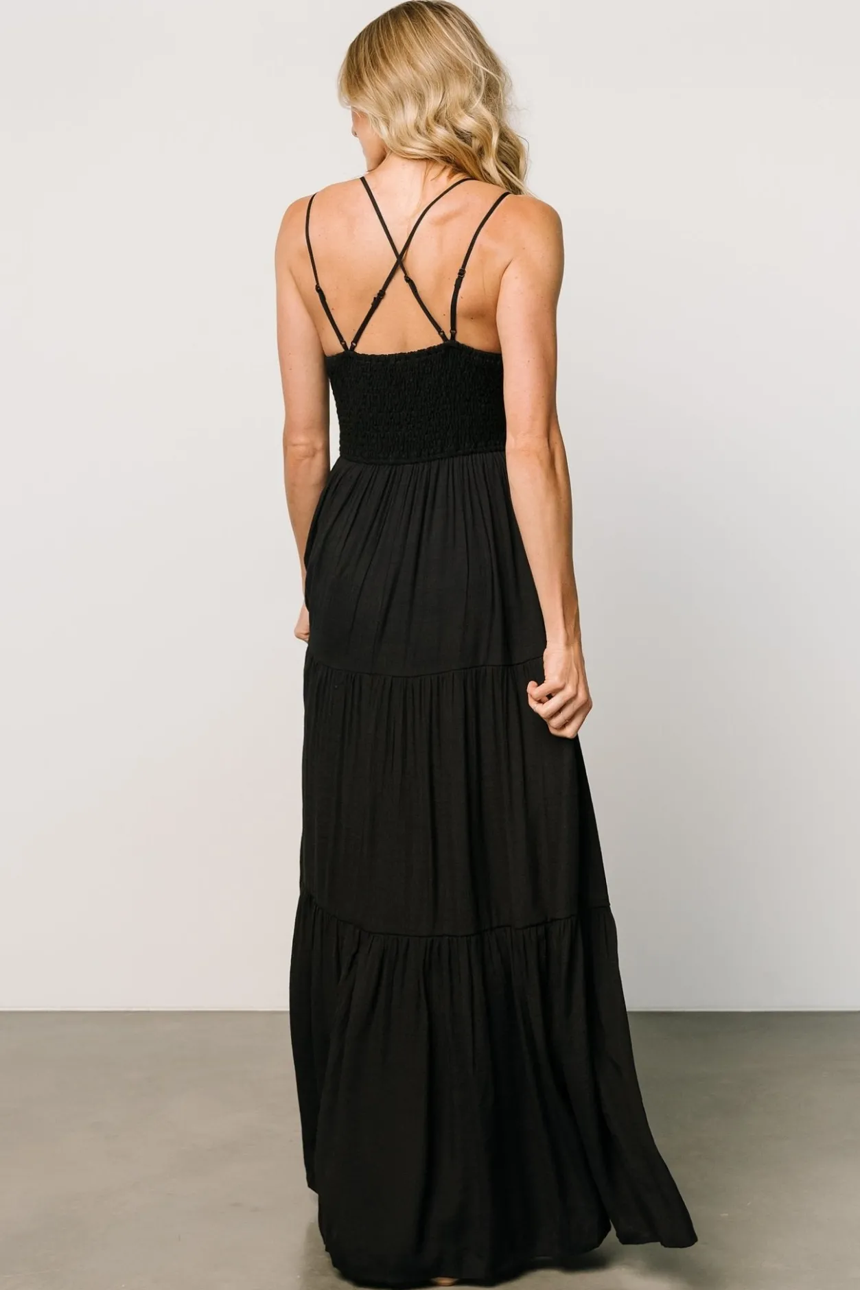 Online Baltic Born Summerlin Lace Top Maxi Dress | Black