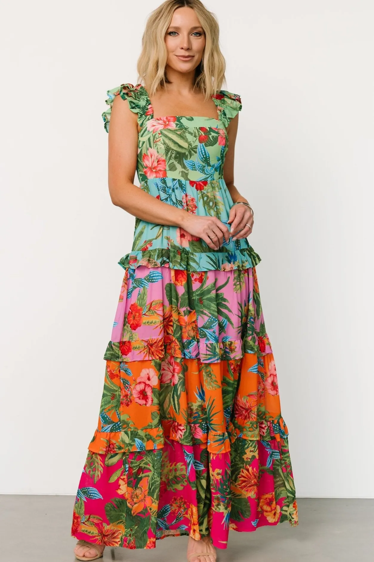 New Baltic Born Sundara Tiered Maxi Dress | Multi