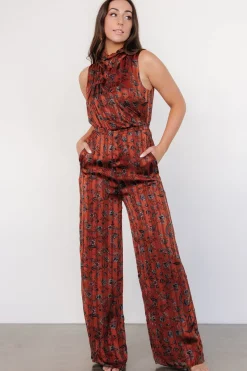 Discount Baltic Born Suni Sleeveless Jumpsuit | Copper + Slate Floral Copper+SlateFloral