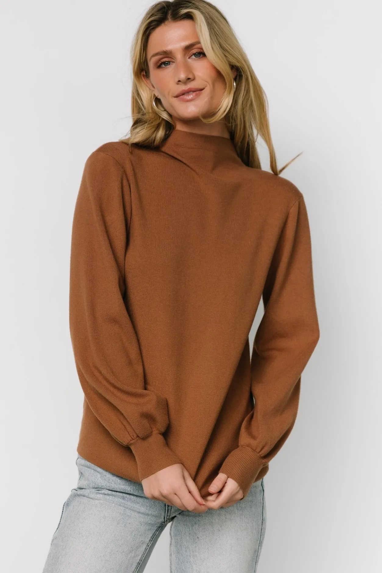 Sale Baltic Born Sutton Sweater Top | Brown