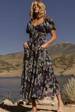 Clearance Baltic Born Suzy Maxi Dress | Dark Blue Multi DarkBlueMulti