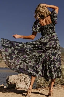 Clearance Baltic Born Suzy Maxi Dress | Dark Blue Multi DarkBlueMulti