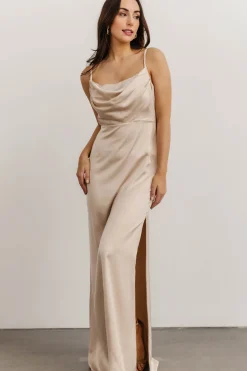 Best Baltic Born Sydney Satin Gown | Champagne