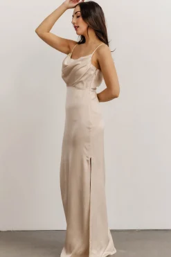 Best Baltic Born Sydney Satin Gown | Champagne