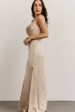 Best Baltic Born Sydney Satin Gown | Champagne