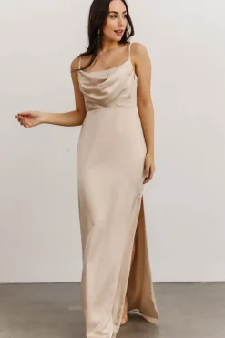 Best Baltic Born Sydney Satin Gown | Champagne