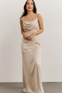 Best Baltic Born Sydney Satin Gown | Champagne