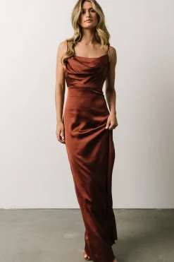 Clearance Baltic Born Sydney Satin Gown | Cinnamon
