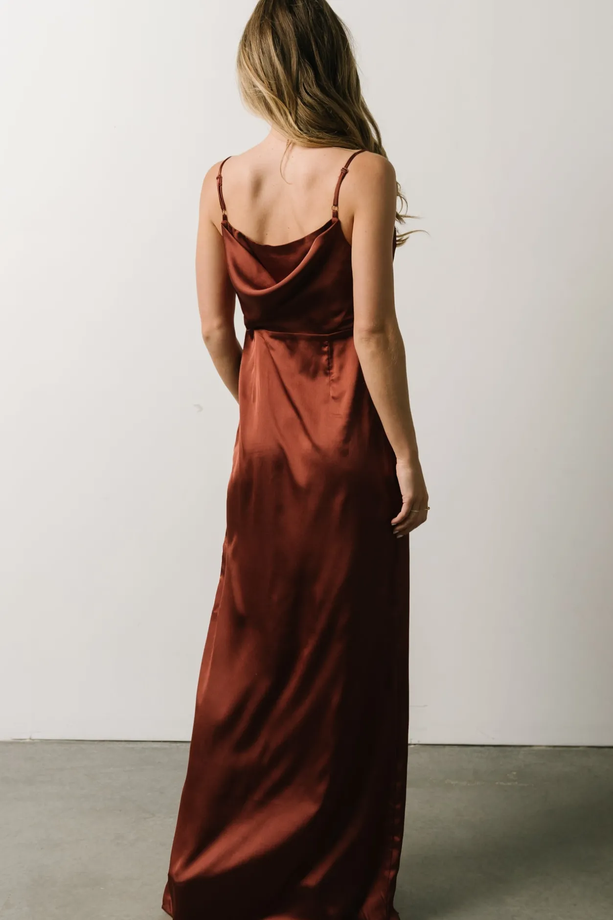 Clearance Baltic Born Sydney Satin Gown | Cinnamon